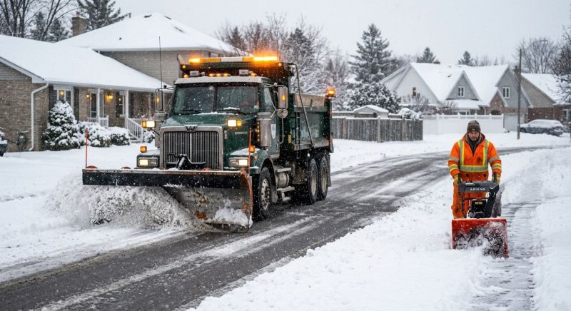 Road Snow Plowing in Long Island, NY